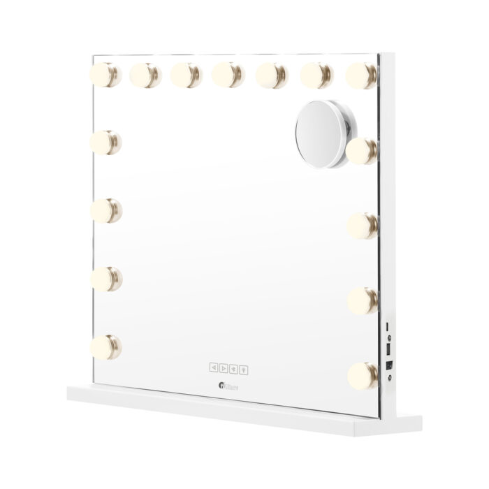 Oikiture Bluetooth Hollywood Makeup Mirror LED 60x52cm - Image 3