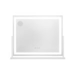 80x65cm Embellir Makeup Mirror Hollywood Vanity with LED Light White Frame - Image 3
