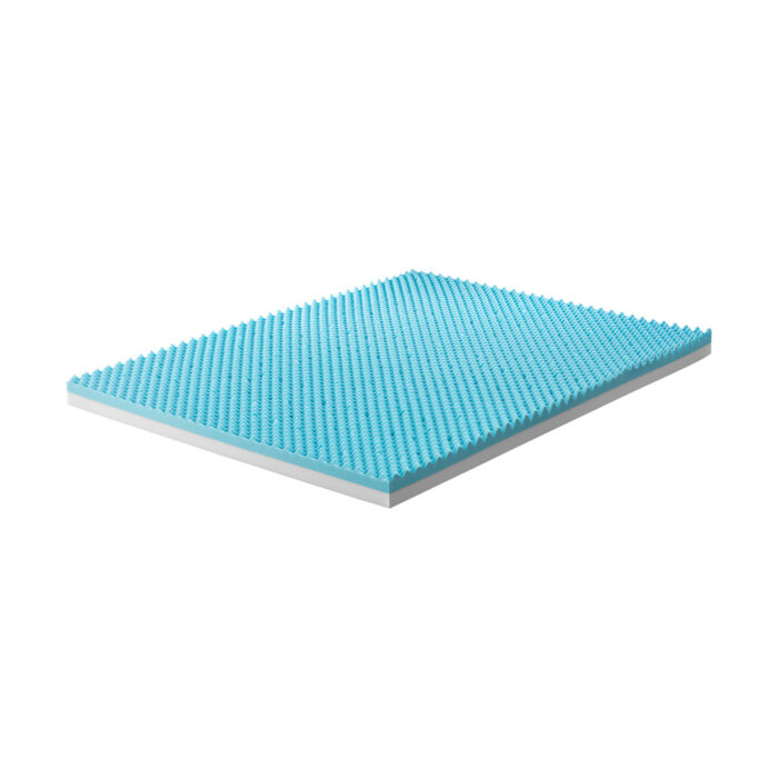 Bedra Memory Foam Mattress Topper Reversible Cool Gel 10cm King - Image 4