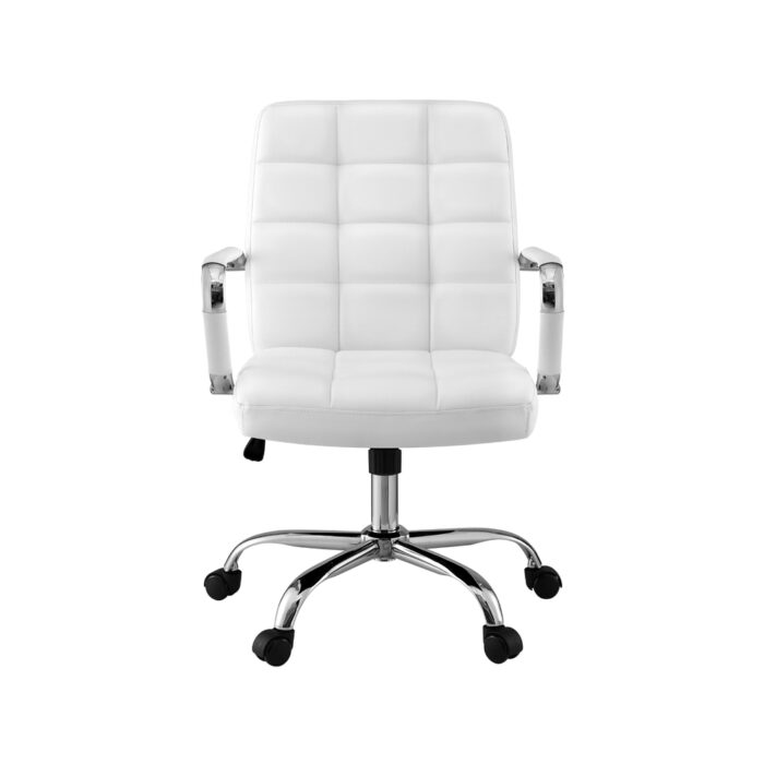 Artiss Office Chair Seat PU Work Computer Desk Chairs - Image 3