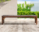 Livsip Garden Bench Wood Patio 190cm Slatted Seat Outdoor - Image 8