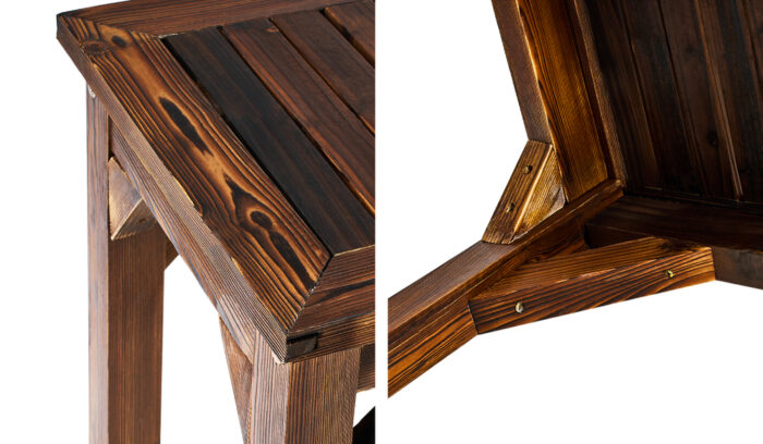 Livsip Garden Bench Wood Patio 190cm Slatted Seat Outdoor - Image 6