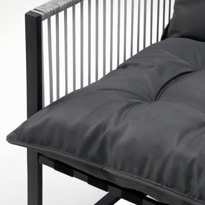 Livsip 5PCS Outdoor Dining Set Garden Table Sofa Chairs with Cushions - Image 4