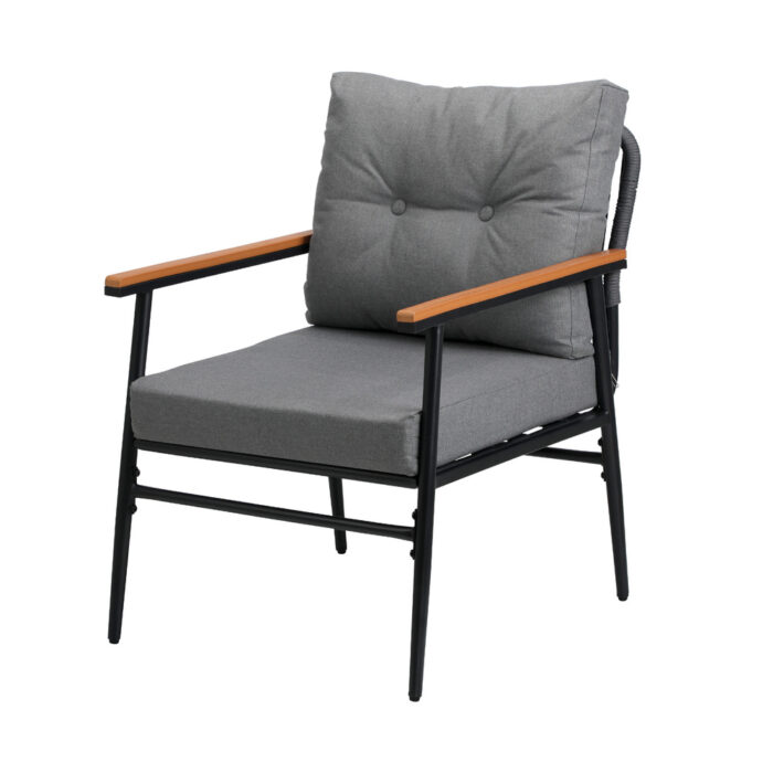 Livsip Outdoor Dining Set 3PCS Garden Lounge Setting - Image 4