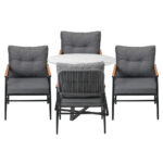 Livsip Outdoor Dining Set 5PCS Garden Lounge Setting - Image 6