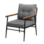 Livsip Outdoor Dining Set 5PCS Garden Lounge Setting - Image 5