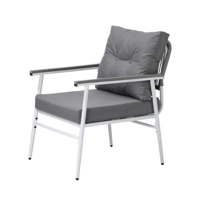 Livsip Outdoor Dining Set 4 Seater Marble Table - Image 5