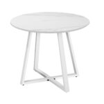 Livsip Outdoor Dining Set Patio Setting 4 Seater Round Table - Image 5