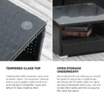 Livsip Outdoor Sofa Set 4 Seater Corner Modular Lounge Set - Image 4