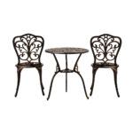 Livsip Outdoor Patio Set Chairs&Table 3PCS Bronze - Image 6