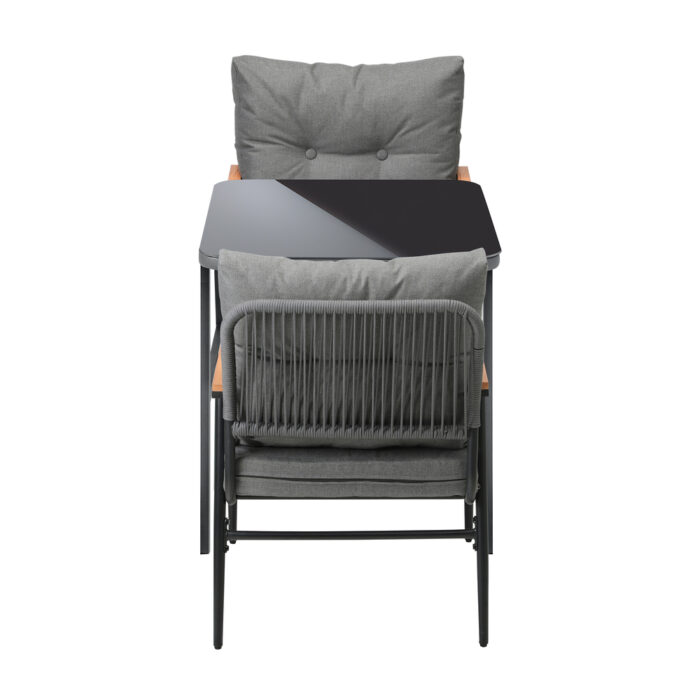 Livsip Outdoor Dining Set Patio Table and Chairs 2 Seater - Image 3