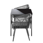 Livsip Outdoor Dining Set 3 PCS Table Chairs Set - Image 7