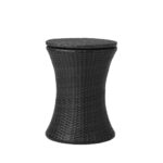 Livsip Outdoor Patio Set Ice Bucket Black Table Sofa Setting 3pcs - Image 3