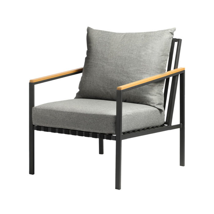 Livsip Outdoor Patio Set Ice Bucket Black Table Sofa Setting 3pcs - Image 4