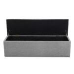 Artiss Storage Ottoman Blanket Box 140cm Linen Grey - Image 3