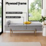 Artiss Storage Ottoman Bed 140cm Pillow Foot Stool - Image 4