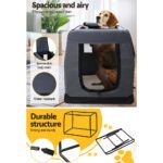 i.Pet Pet Carrier Soft Crate Dog Cat Travel 121x80CM Portable Foldable Car 4XL - Image 5