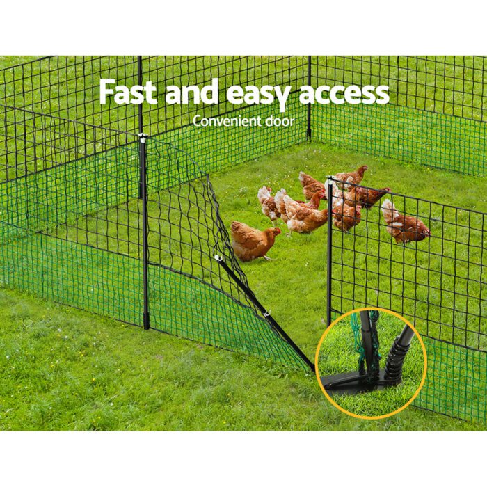 i.Pet Chicken Fence Electric 50Mx125CM Poultry Netting - Image 5