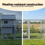 i.Pet Chicken Coop Rabbit Hutch Extra Large Wooden Run Bunny Cage Poultry House Outdoor - Image 5