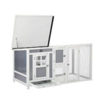 Alopet Chicken Coop Rabbit Hutch Wooden Cage Double Hatch