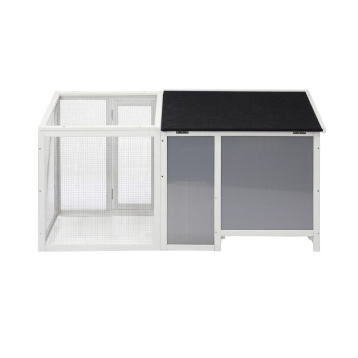 Alopet Chicken Coop Rabbit Hutch Wooden Cage Double Hatch - Image 6