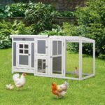 Alopet Chicken Coop Rabbit Hutch Wooden Cage Double Hatch - Image 9