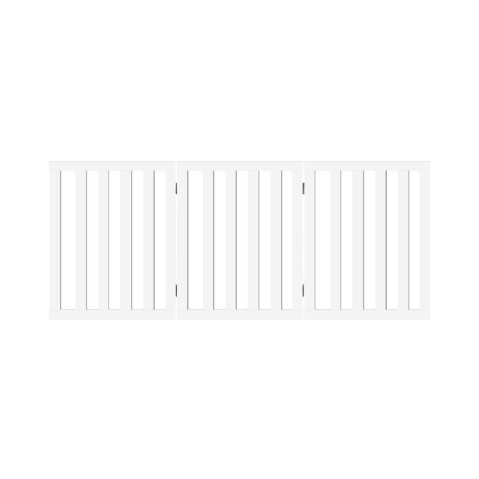 Alopet Wooden Pet Gate Dog Fence 3 Panels - Image 7
