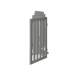 Alopet Wooden Pet Gate Safety Stair Barrier 6-Panel Grey - Image 9