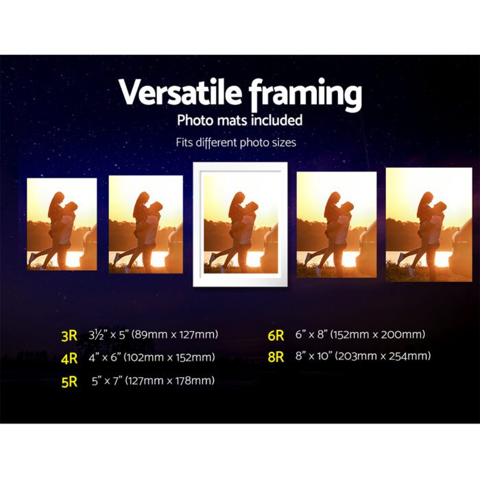 Artiss Photo Frames Art Holder 11PCS 5x7" 6x8" 8x10" White - Image 5