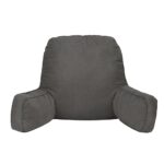 Giselle Reading Pillow Back Rest Lumbar Support Cushion Grey