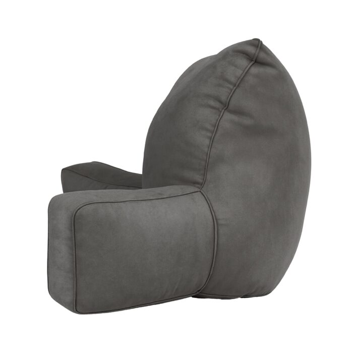 Giselle Reading Pillow Back Rest Lumbar Support Cushion Grey - Image 3