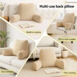 Giselle Reading Pillow Back Rest Lumbar Support Cushion Oatmeal - Image 6