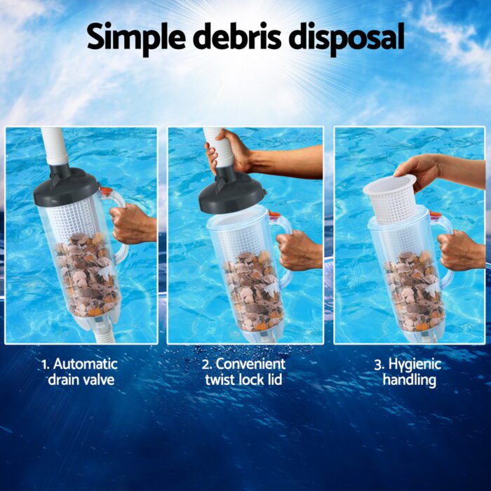 Aqua Buddy Pool Leaf Canister Cleaner Suction Catcher In-ground Swimming Pools - Image 5
