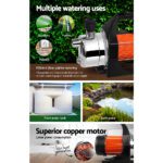 Giantz Garden Water Pump High Pressure 800W Max Tank Rain Farm Irrigation House - Image 5