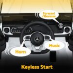 Kids Ride On Car Licensed G500 Electric Toys Horn Remote 12V White - Image 5