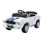 Kids Electric Ride On Car Licensed GT350 Outdoor Toys Cars Music Remote White - Image 2