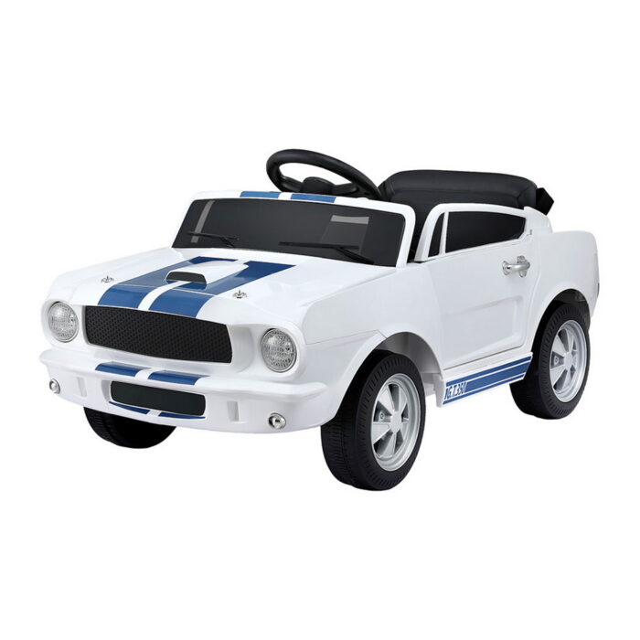 Kids Electric Ride On Car Licensed GT350 Outdoor Toys Cars Music Remote White - Image 2