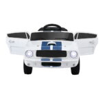 Kids Electric Ride On Car Licensed GT350 Outdoor Toys Cars Music Remote White - Image 4