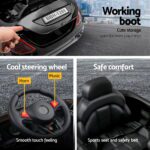 Rigo Kids Electric Ride On Car Toys Cars Horn Music Remote Control 12V Black - Image 5