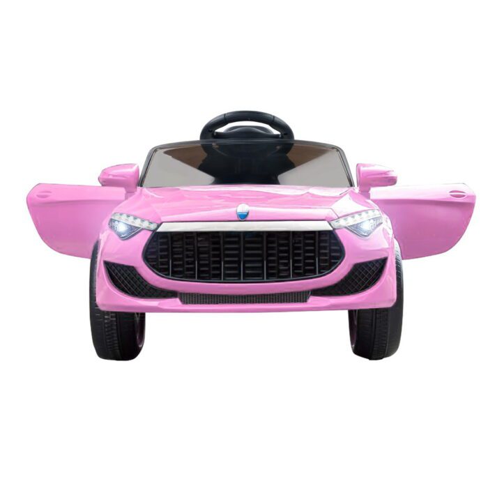 Rigo Kids Electric Ride On Car Toys Cars Headlight Music Remote Control 12V Pink - Image 3
