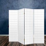 Artiss 4 Panel Room Divider Screen 174x179cm White
