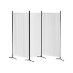 Artiss 3 Panel Room Divider Screen 260x180cm Fabric White