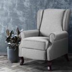 Artiss Recliner Armchair Grey Fabric Domini