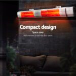 Devanti Electric Strip Heater Infrared Radiant Heaters 3000W - Image 4