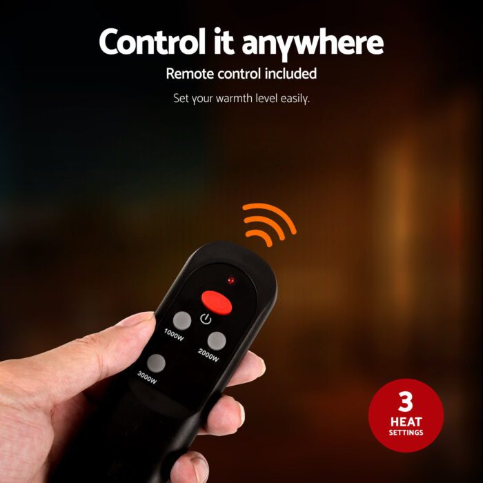 Devanti Electric Strip Heater Infrared Radiant Heaters 3000W - Image 5