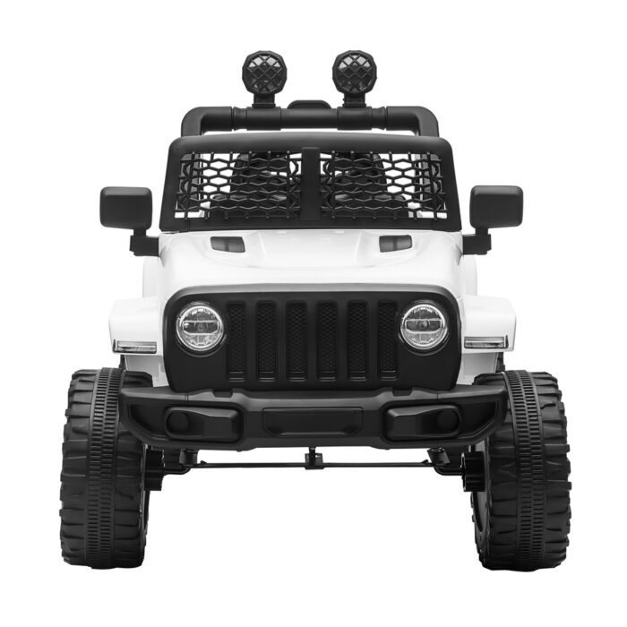 Mazam Kids Ride On Car with Twin Motors and Remote White - Image 7