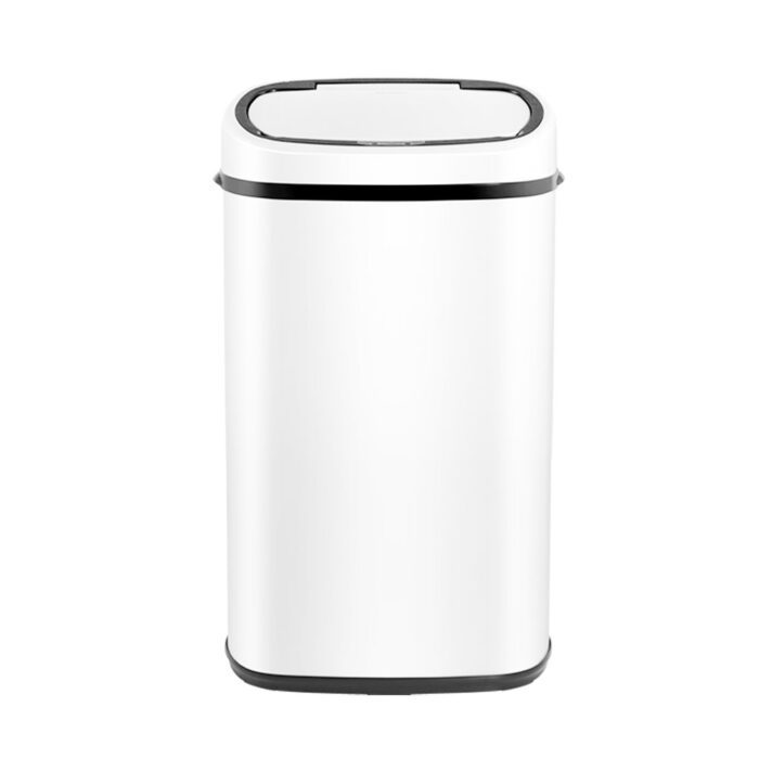 Devanti 58L Motion Sensor Bin Rubbish Automatic White - Image 3