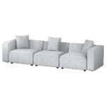 Artiss Modular Sofa Chaise Set 3-Seater Grey