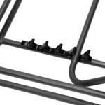 Livsip Outdoor Sun Bed Metal Frame Grey Cushion - Image 3