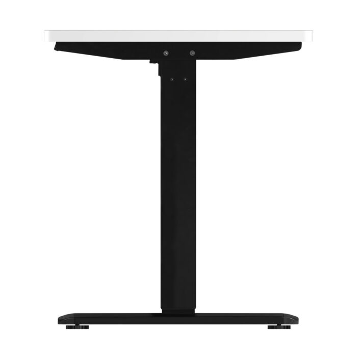 Oikiture Standing Desk Adjustable Motorised 140cm Black&White - Image 3